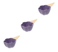 3 Pack Contenitore Per Salsa in Ceramica Piccolo Piatto Piccola Ciotola