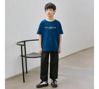 3 Pack di T-shirt casual a maniche corte con collo tondo per ragazzi pre-adolescenti, colori solidi freschi e accattivanti. Stampa grafica "LOS ANGELES POWERFUL" sul petto, che trasmette moda urbana e