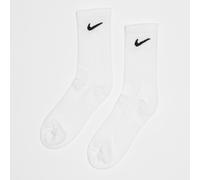 Nike Everyday Cush Crew 3Pr Calze Uomo, Bianco (White/Black), S