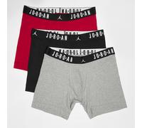 Jordan Boxer 'FLIGHT Cotton Core Boxer Briefs' grigio sfumato / rosso / nero / bianco, Taglia XL