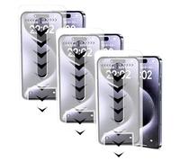 3 Pack for iphone 17 Pro Max Privacy Screen Protector, Anti Spy Anti Glare Full Coverage Tempered Glass, Anti-Fingerprint, for Iphone Series, Smooth as Silks (Anti-Peeping,17ProMax)