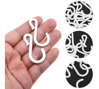 3 Pack Gancio Per Striscia Espositiva in Plastica Espositore Appendiabiti