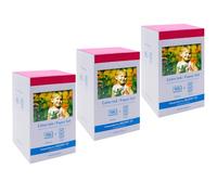 3 Pack KP-108IN 3115B001(AA) Ricambio per Canon Selphy CP1500 Carta fotografica, Compatibile con Selphy CP1500 CP1300 CP1000 CP1200, 9 cartucce d'inchiostro e 324 carta fotografica,100 x 148mm
