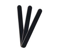3 Pack Nail File, 100/180 Grit Professional Emery Boards Nail File Pack, Reusable Nail File for Acrylic Nails and Natural Nails, Black