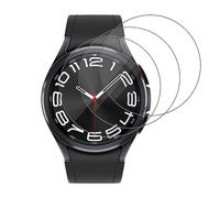 [3 Pack] Pellicola Protettiva per Samsung Galaxy Watch 6 Classic 43mm, Weideworld Samsung Galaxy Watch 6 Classic 43mm Vetro Temperato Copertura Completa Anti-graffio, Trasparente