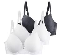3 Pack Reggiseno Donna Senza Ferri Riduttore Reggiseni Riduttori Indietro Scoperta Regolabili Reggiseni Nozioni Basiche Bralette Tracolla Senza Cuciture Multiposizione Reggiseni Invisibile Morbidi
