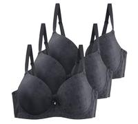3 Pack Reggiseno Donna Senza Ferri Riduttore Reggiseni Riduttori Indietro Scoperta Regolabili Reggiseni Nozioni Basiche Bralette Tracolla Senza Cuciture Multiposizione Reggiseni Invisibile Morbidi