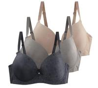 3 Pack Reggiseno Donna Senza Ferri Riduttore Reggiseni Riduttori Indietro Scoperta Regolabili Reggiseni Nozioni Basiche Bralette Tracolla Senza Cuciture Multiposizione Reggiseni Invisibile Morbidi