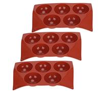 3 Pack Silicone Dome Baking Tray | Baking/Mousse/Jelly (5-company semicircle 84040)