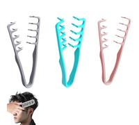 3 Pack Texture Pettine, Volumizzing Wide-Dent Hair Styling Pettine, Charming Volume Hair Styling Roots Volume Tool, Accessorio per la cura della cucitura per donne uomini