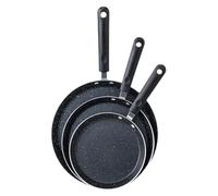 3 padelle antiaderenti multiuso per cottura a strati di torte, pancake e cibo per la colazione, manico ergonomico, padella antiaderente