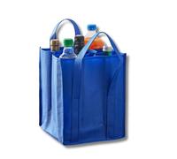 3 PAGEN® Borsa portabottiglie per 9 bottiglie, portabottiglie, pratico aiuto per la spesa per organizzare le bottiglie - Borsa per bottiglie in materiale robusto - Borsa per la spesa per il trasporto