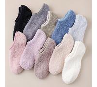 3 paia/1 paio di calzini da barca in pile di corallo unisex, calzini da casa morbidi e antifreddo per coppie, con puntini in gomma antiscivolo sulla suola, morbidi e confortevoli, invernali 39-42,36-3