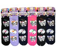3 PAIA Calze ANTISCIVOLO Bimba Bambina Enrico Coveri varie fantasie patin