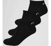 3 Paia Calzini pedulino uomo Fila corte in cotone con logo ricamoto art F9100