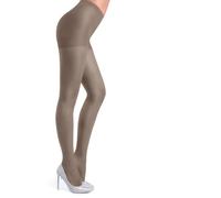 3 PAIA collant donna 20 DEN denari calze VELATE con guaina contenitiva velato