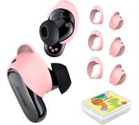 [3 paia] Copriauricolari per auricolari Bose QuietComfort II (2022) e Bose QuietComfort Ultra (2023), tappi sportivi in silicone, accessori di ricambio antiscivolo per auricolari (S, M, L) (rosa)