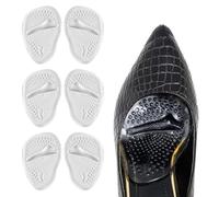 3 Paia Cuscinetti per Avampiede, Gel Metatarsal Pads, Cuscinetti In Silicone Inserti Antiscivolo In Gel Di Per Prevenire Dolori E Vescich