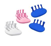 3 paia di attrezzi per l'allenamento dell'arco plantare, per allenare i muscoli delle gambe e delle gambe (rosa, blu, bianco)