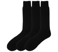 3 paia di calze termiche corte da uomo, taglie da 39 a 45 Black 40- 45