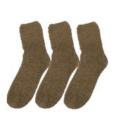 3 paia di calzini invernali soffici calzini foderati in pile da donna, calzini solidi, spessi, morbidi e pelosi per la casa, comodi calzini in pile corallo per il salotto, regalo di Natale per dormi