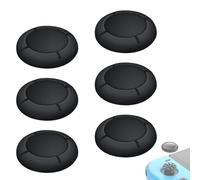 3 paia di cappucci per joystick, cappucci per impugnature 3D, sostituzione dello stick per una migliore presa e protezione, facile installazione (nero)