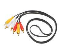 3 paia di cavo AV da 1,5 metri linea audio e video tre sulla linea audio DVD