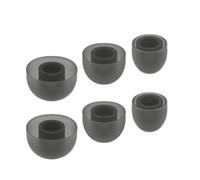 3 paia di copri auricolari per Bowers Wilkins Pi5/Pi7/Pi5 2S/Pi7 2S, copri auricolari in silicone, puntali auricolari per cuffie, copri auricolari di ricambio S M L (Nero trasparente)