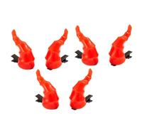 3 paia di fermagli per capelli in corno a spirale per costumi anime e alla moda forti fermagli per feste in maschera raduni anime cosplay corno diavolo copricapo