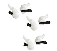 3 paia di fermagli per capelli in corno a spirale per costumi anime e alla moda forti fermagli per feste in maschera raduni anime cosplay corno diavolo copricapo