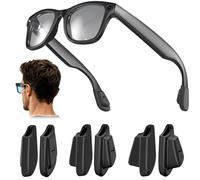 3 paia di gommini per occhiali da vista, misure S/M/L, per Ray-Ban Meta Wayfarer/Skyler/Headliner (Gen 1 e 2), accessori per occhiali da sole intelligenti in silicone antiscivolo