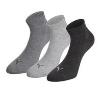 3 Paia Di Puma Sneaker Quarter Calzini Taglia 35 - 49 Unisex Per Donne E Uomini