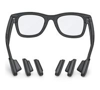3 paia di supporti antiscivolo in silicone per occhiali per Ray-Ban Meta Wayfarer/Skyler/Headliner Gen 1/2, accessori per occhiali intelligenti Meta Blayzer/Scriber Optics, taglia S/M/L, con