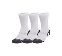 3 paia di under armour performance tech socks white unisex