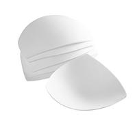 3 paia Donne Push Up Inserti in mesh per reggiseno sportivo o Bikini e Senza Spalline (bianco)