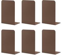 3 Paia Fermalibri in Metallo,Ufficio in Reggilibri,Fermalibri Da Mensole, per Ca