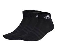 adidas Unisex - Adulto Thin and Light Ankle Socks 3 Pairs, Black / White, 8.5-10