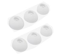 3 Paia Punte Auricolari per OOPO Enco Air2 Pro, Sostituzione Copriauricolari in Silicone Tappi per Orecchie Cuffie Bluetooth, 3 Diverse Dimensioni (Bianco)