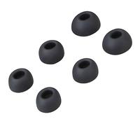 3 Paia | Ricambio Gommini Tappi Silicone compatibili con Gli Auricolari JBL Endurance Peak 3 | S/M/L 3 Diverse Misure | Nero