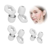 3 Paia Tappi Orecchie per dormire,Tappi per Orecchie Antirumore,Tappi Orecchie Silicone,8 Inserti auricolari S/M/L,per Dormire,Lavorare,Viaggiare Studia(Bianco)
