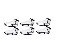 3 Paio Copriscarpe da Barbiere, Copriscarpe da Parrucchiere Pieghevole Riutilizzabili Antipolvere Copriscarpe Trasparenti,Copriscarpe da Parrucchiere(L)