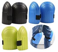 3 Paio Ginocchiere da Giardino, Ginocchiere per Lavoro Giardinaggio Protettiva del Ginocchio con Cinghie Regolabili Ginocchiera Schiuma Ginocchiere per Giardinaggio Casa Sport Lavori di Costruzione