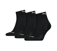 3 Paio Puma Calzini di Quarto Suola IN Spugna Tgl 35 - 46 Unisex Cushioned Corti