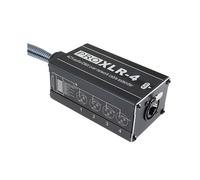 3 Paio XLR Maschio/Femmina 4 Canali Snake 3 Pin XLR/DMX un Ethercon RJ45 Cat5/Cat6 Extender Ethernet per Palco Dal Vivo, Nero