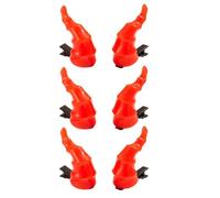 3 Pairs Devil Horn Barrettes For Cosplay Event Anime Costume Dressingup Accessories Nonslip Hair Clip For Roleplay Game Anime Cosplay Devil Horn Headpiece