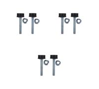 3 Pairs Gomma Tampone Paraurti Regolatori Del Perno Cofano Motore