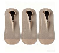 3 Pairs No Show Socks, Low Cut Casual Socks Invisible Flat Boat Liner Socks
