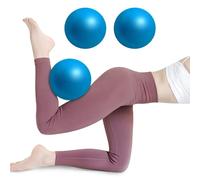 3 palline da pilates, Φ 25 cm, piccole sfere da ginnastica per addominali e spalle, equilibrio sport, pilates, morbido e antiscivolo, palla da yoga, per casa, ufficio, yoga, fitness e viaggi
