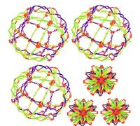 3 palline retrattili, palla di respiro espandibile, palla di espansione magica, palla di espansione notturna scura, palla di decompressione, palla magica retrattile, palla di espansione portatile