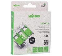 3 Palo Terminale Blocco/Impiombatura Connettore Leva Blocco 4Mm 450V 32A Verde